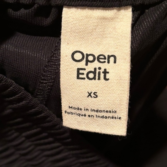 Nordstrom Open Edit Women's Pull On Shorts in Black XS NWT - Picture 5 of 7